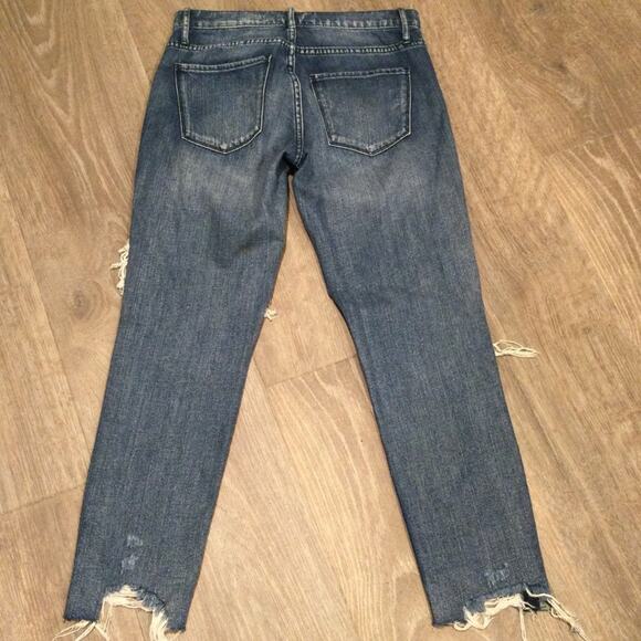 Pistola destroyed lightweight raw hem jeans 24 - Picture 3 of 6